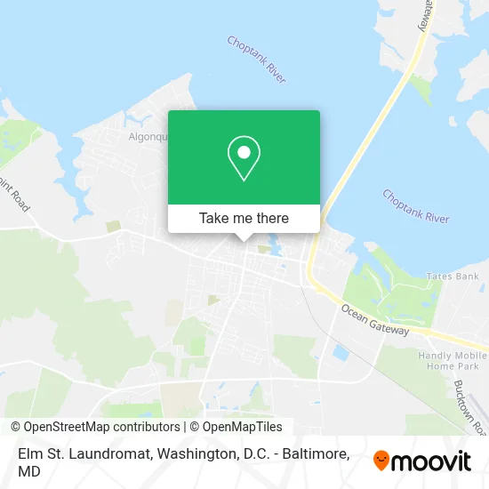 Elm St. Laundromat map