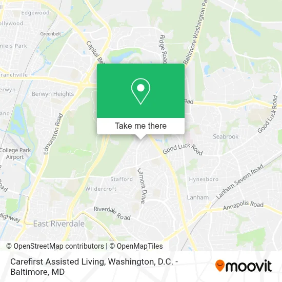 Carefirst Assisted Living map
