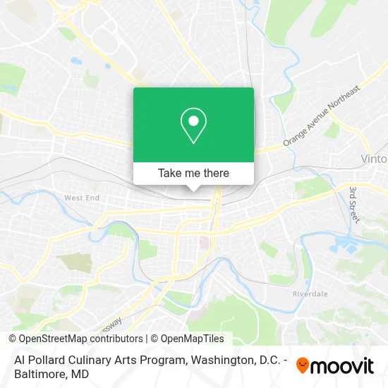 Al Pollard Culinary Arts Program map