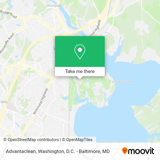 Advantaclean map