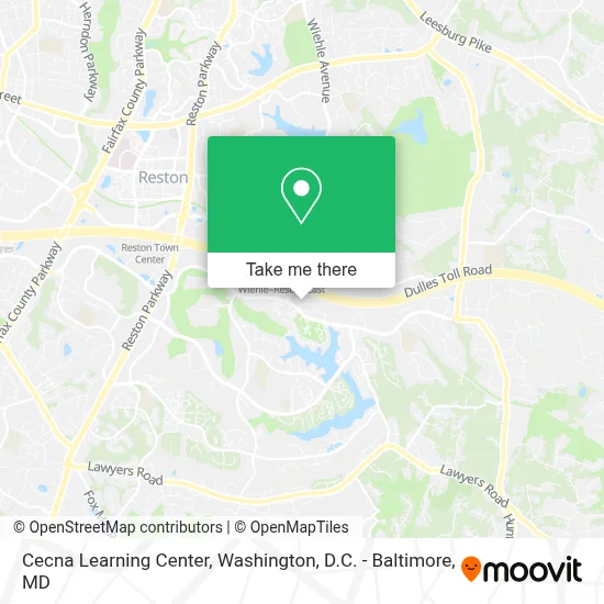 Cecna Learning Center map