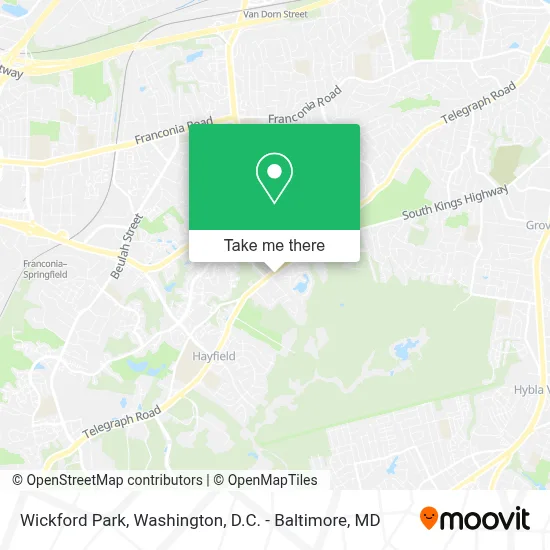 Wickford Park map