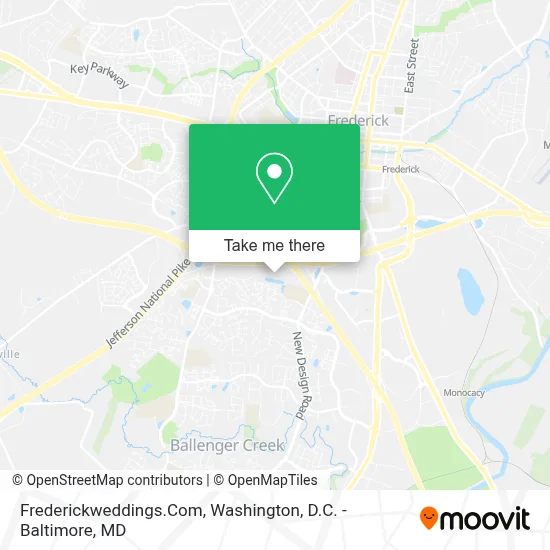 Frederickweddings.Com map