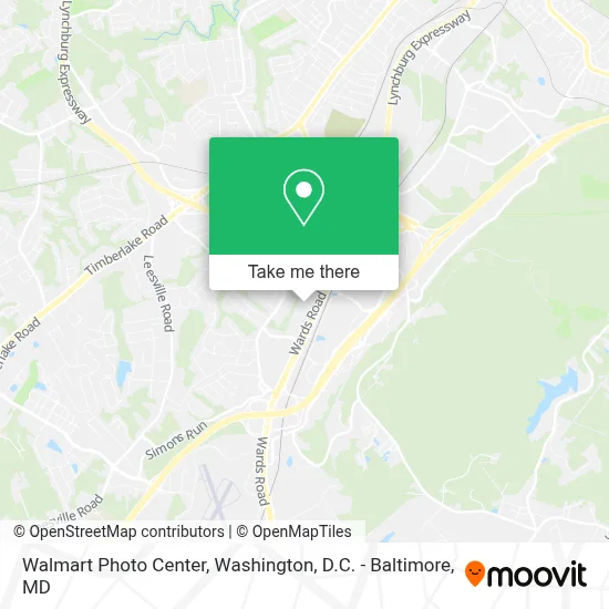 Walmart Photo Center map