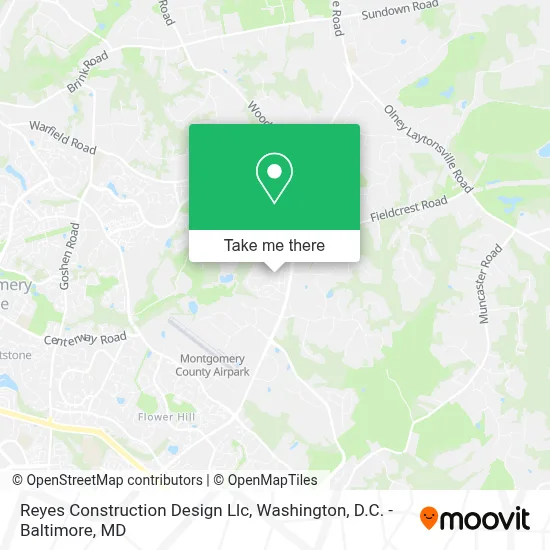 Reyes Construction Design Llc map