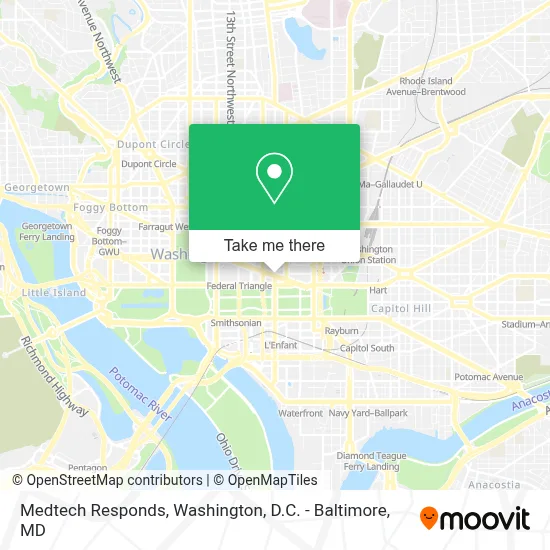 Medtech Responds map