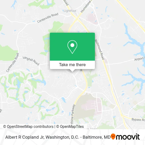 Albert R Copland Jr map