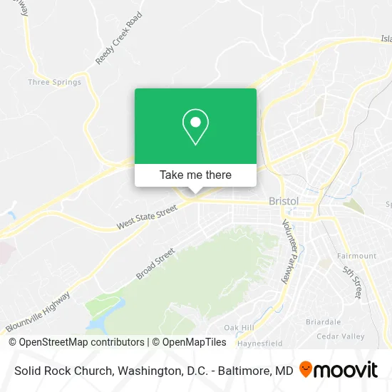 Solid Rock Church map