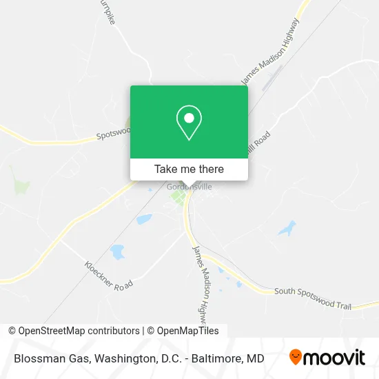 Blossman Gas map