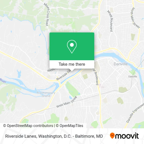 Riverside Lanes map