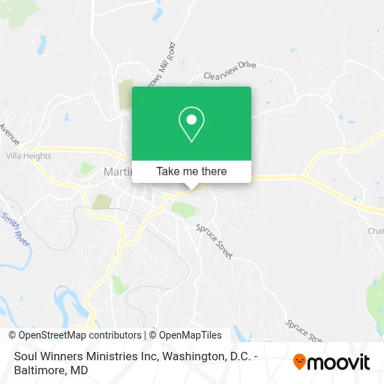 Soul Winners Ministries Inc map