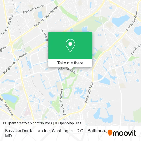 Bayview Dental Lab Inc map
