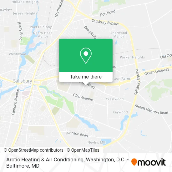 Arctic Heating & Air Conditioning map