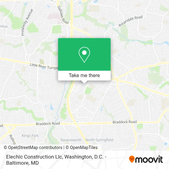 Elechic Construction Llc map