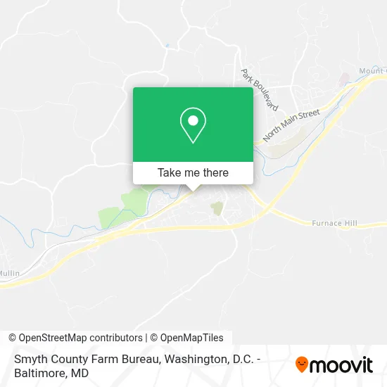 Smyth County Farm Bureau map
