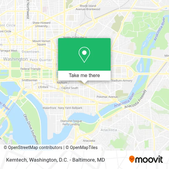 Kemtech map