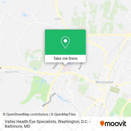 Valley Health Eye Specialists map