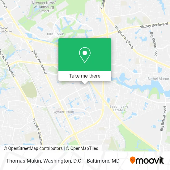 Thomas Makin map