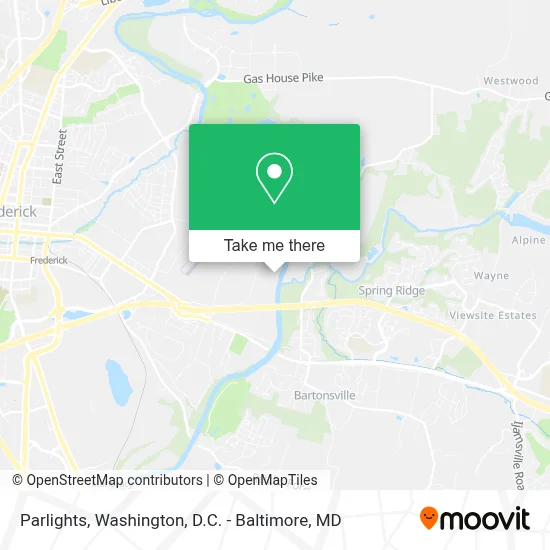 Parlights map