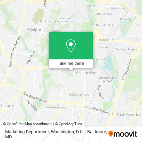 Marketing Department map
