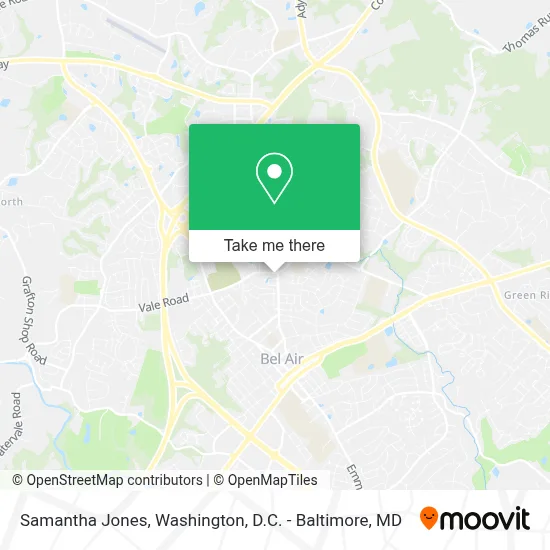 Samantha Jones map