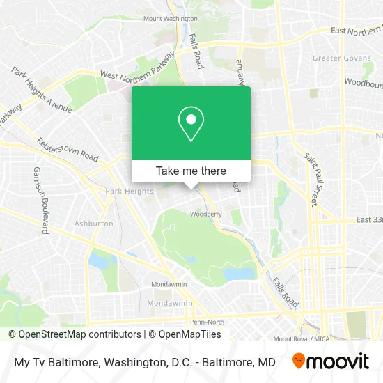 My Tv Baltimore map