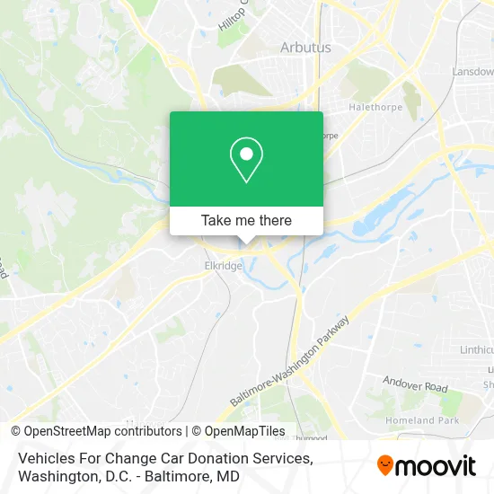 Vehicles For Change Car Donation Services map
