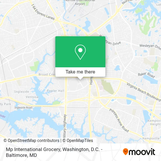 Mp International Grocery map