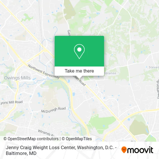 Jenny Craig Weight Loss Center map
