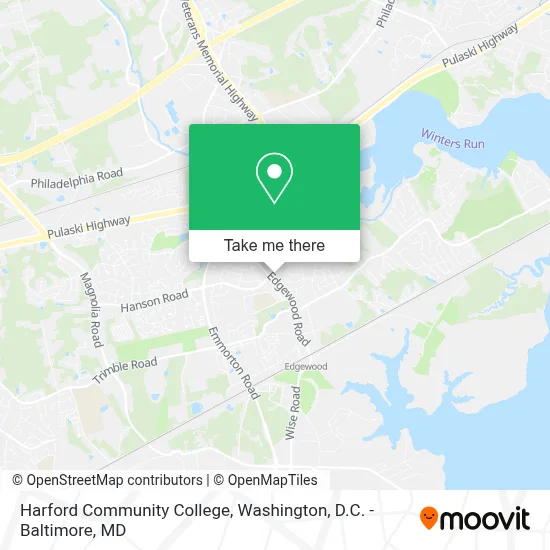 Harford Community College map