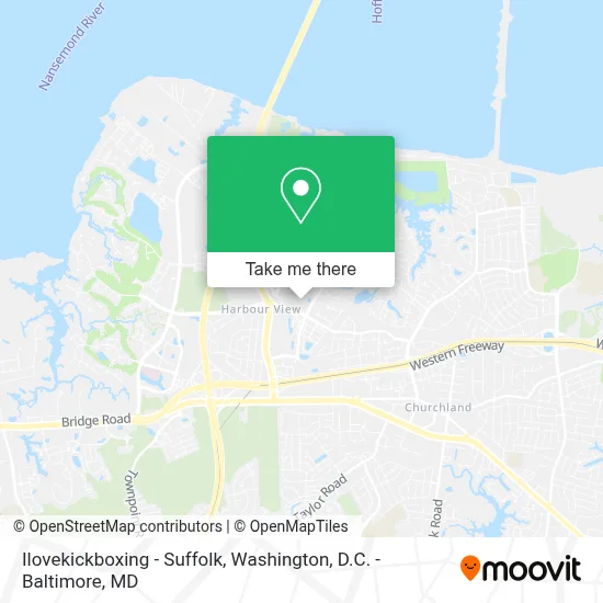 Ilovekickboxing - Suffolk map