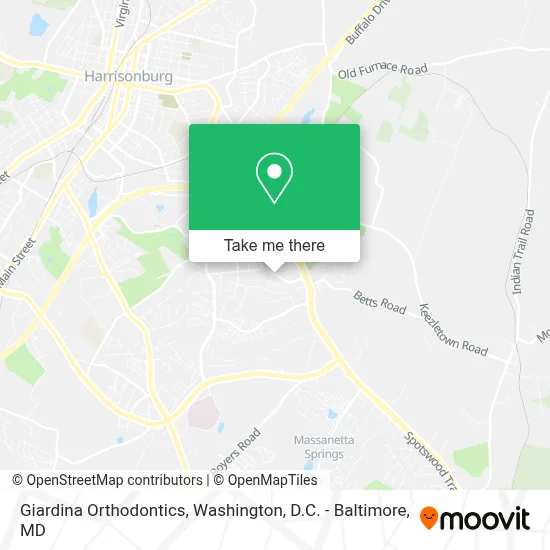 Giardina Orthodontics map