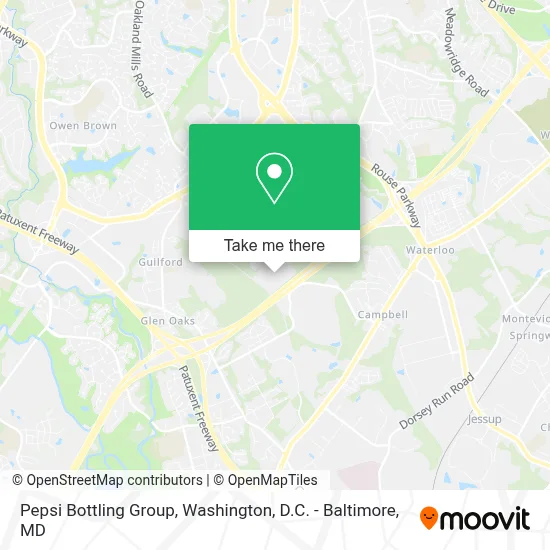Pepsi Bottling Group map
