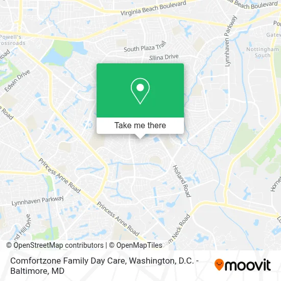 Comfortzone Family Day Care map