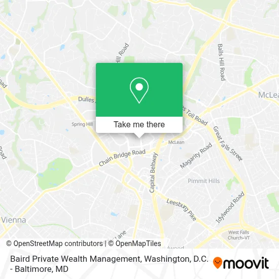 Baird Private Wealth Management map