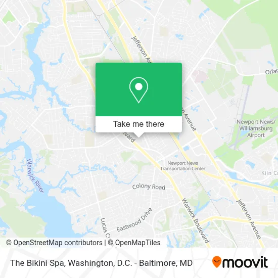 The Bikini Spa map