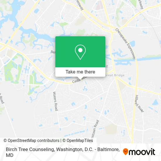 Birch Tree Counseling map