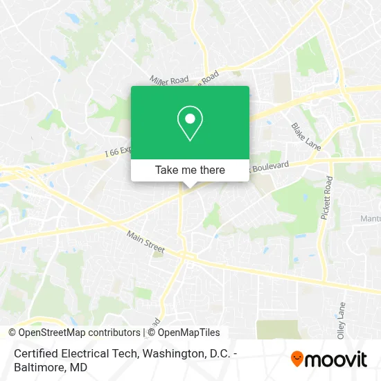 Certified Electrical Tech map