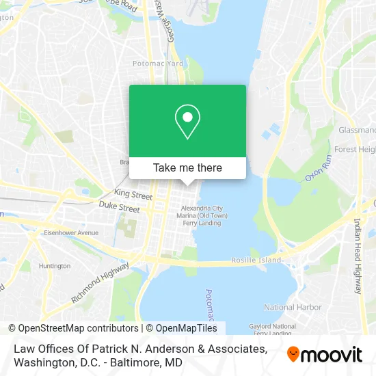 Law Offices Of Patrick N. Anderson & Associates map