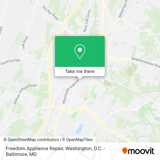 Freedom Appliance Repair map