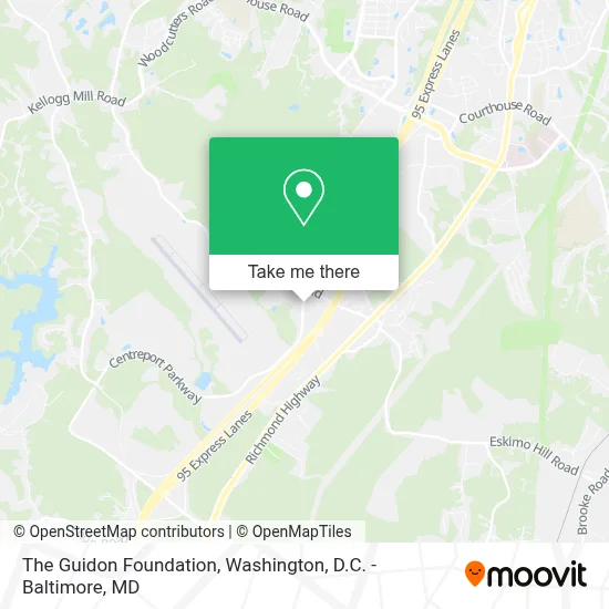 The Guidon Foundation map