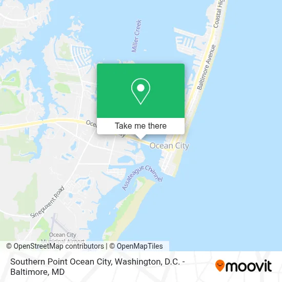 Southern Point Ocean City map