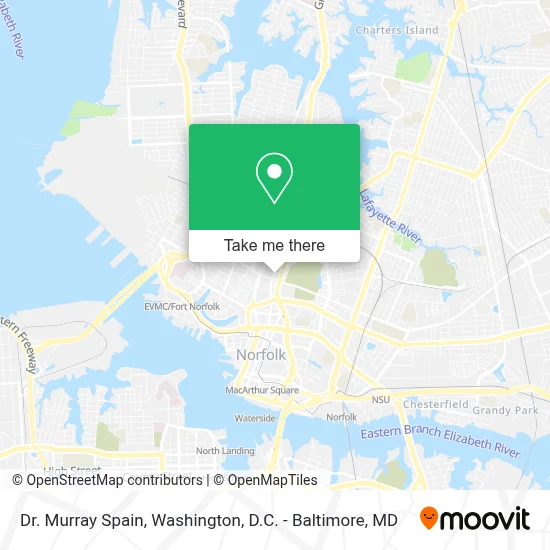 Dr. Murray Spain map