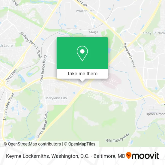 Keyme Locksmiths map