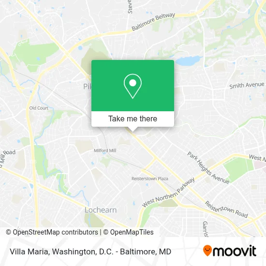 Villa Maria map