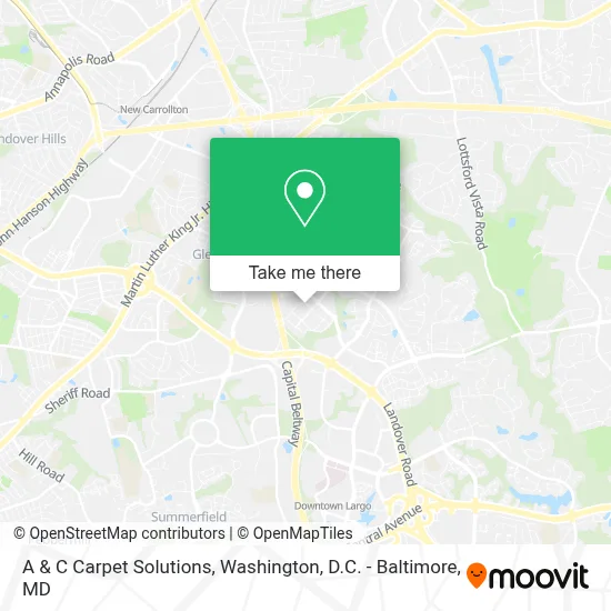 A & C Carpet Solutions map