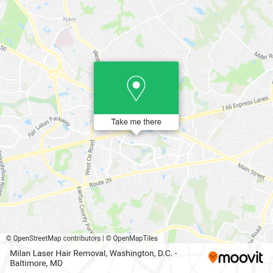 Milan Laser Hair Removal map