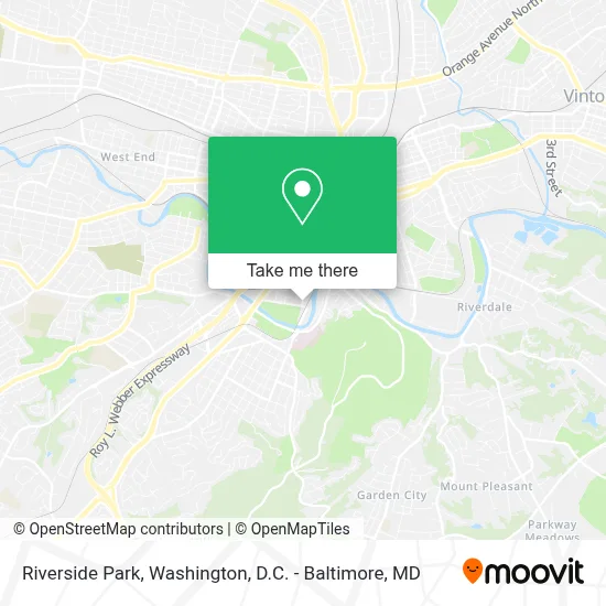 Riverside Park map