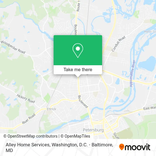 Alley Home Services map