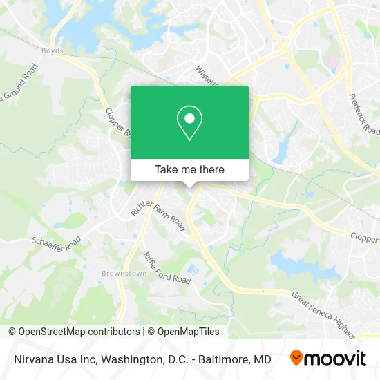 Nirvana Usa Inc map